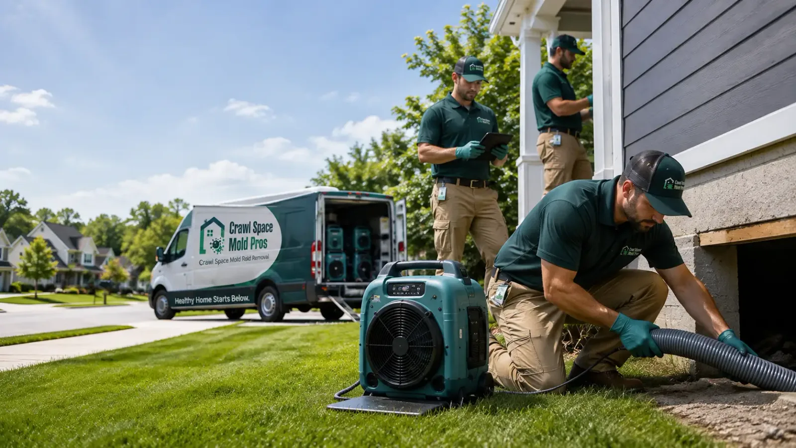 Crawl Space Mold Removal in Herrick, IL